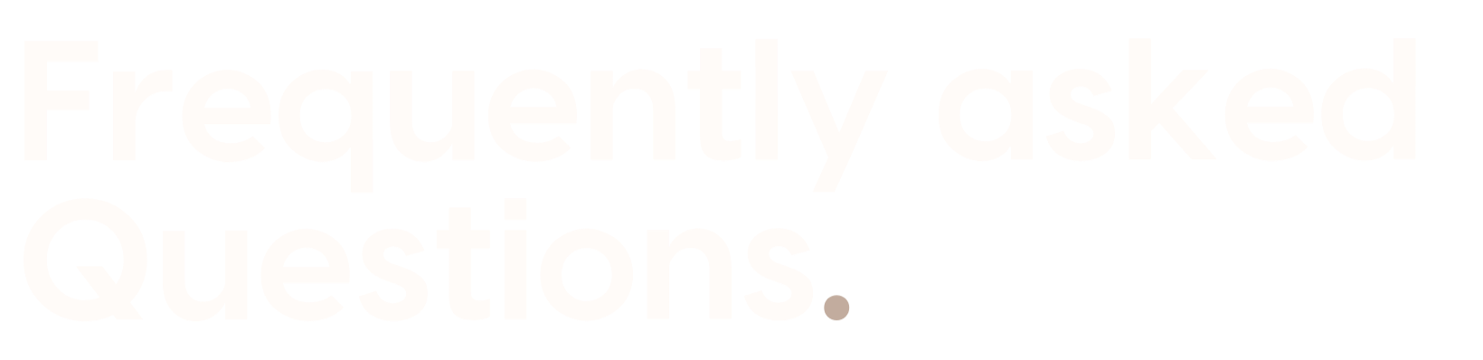 Frequently asked questions